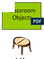 Classroom Supplies List: Table, Chair, Crayon, Sharpener, Eraser