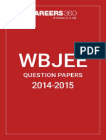 WBJEE Past Question Papers 2014-2015