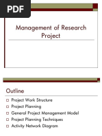 Management of Research Project