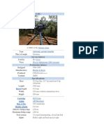 Type Place of Origin: German Army Automatic Grenade Launcher