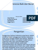 Bahasa Indonesia Baik Dan Benar