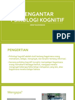 Arief Budhiman_pengantar Psikologi Kognitif