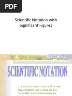 Scientific Notation With Significant Figures