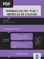 Normas ISO/IEC 9126 y métricas de calidad del software