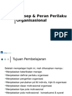 KONSEP PERILAKU ORGANISASI