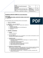 Technical Report Format: Faculty of Civil and Environmental Engineering Structural and Materials Engineering