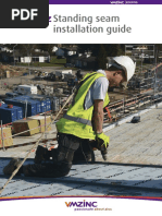 VMZINC Standing Seam Install Guide 2015 R5 PDF