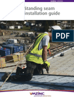 VMZINC Standing Seam Install Guide 2015 R5 PDF