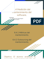 6.4 Medición Del Mantenimiento Del Software.