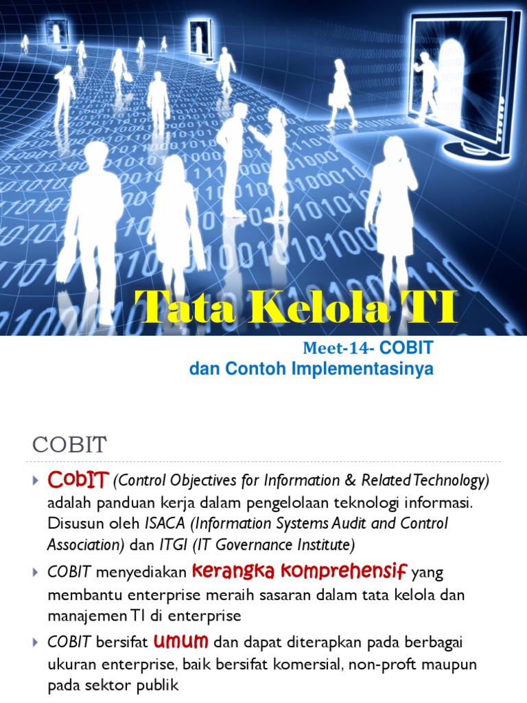 Kerangka Tata Kelola TI COBIT 5 | PDF | Bisnis