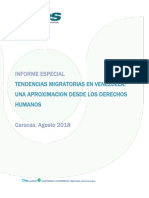 Informe Sobre Movilidad Humana en Venezuela. Sures 1 PDF