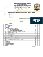 PP I 4 Plan. Progr. Obras