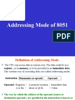 Addressing Mode of 8051