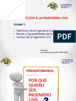 Unidad 1 - Clase 1 - Introducc Ing Civil PDF