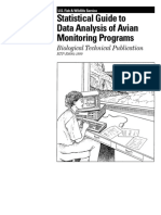 Statistical Guide To Data Analysis of Avian Monitoring Programs