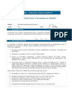 FAQ - Como Incluir o Numerário No SIGAEIC