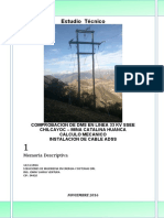 Comprobacion de DMS Linea 33kV Minera Catalina SCRIBD 2019