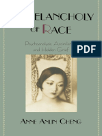 Anne Anlin Cheng The Melancholy of Race Psychoanalysis Assimilation and Hidden Grief PDF