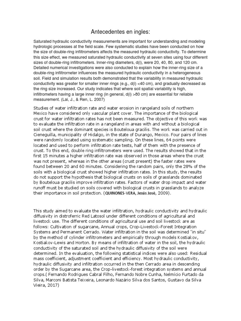 Antecedentes en Ingles QUINONESVERA, Jesús José PDF Flood