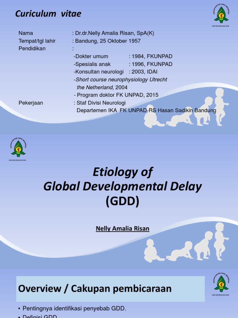 Etiologi dan Diagnosis GDD pada Anak | PDF