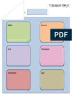 PESTEL analysis template for organization