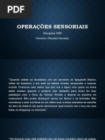 OPERAÇÕES SENSORIAIS