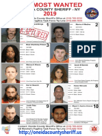 Oneida County 2019 Most Wanted List