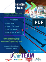 Afiche para Torneo de Natación 2019