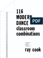 116 Modern Dance Classroom Combinations
