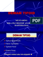 Demam Tifoid: Mustaring Bika FK Uho/Smf Anak Rsud Bahteramas