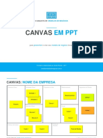 Canvas em PPT O Analista de Modelos de Negocios