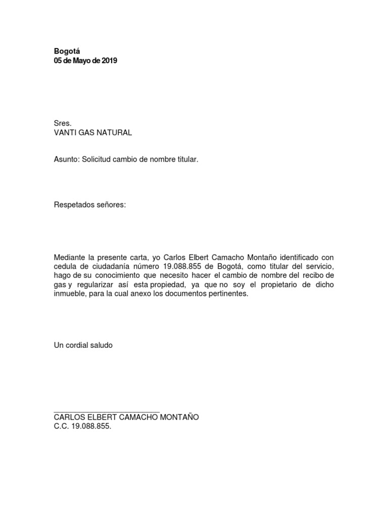 Carta Gas Pdf