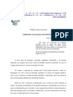 Liberdade, Igualdade e Fraternidade: os pilares da maçonaria e da democracia