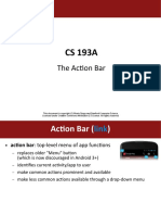 The Action Bar: Licensed Under Creative Commons Attribution 2.5 License. All Rights Reserved