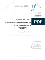 PT Sucofindo - IFIA Membership Certificate 2019.pdf