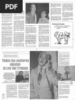 Edgard Romero Nava - Invitados Bohemia - Todos Los Sectores Objetan La Ley Del Trabajo - Revista Bohemia 1989