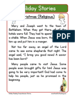Christmas (Religious) : Holiday Stories