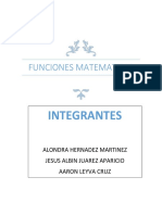 FUNCIONES MATEMATICAS