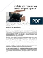 Guía reparación notebooks: Problemas y soluciones