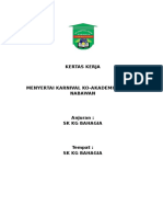 Kertas Kerja Menyertai Karnival Ko Akademik 2019