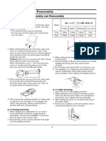 6-1 Cautions For Disassembly and Reassembly