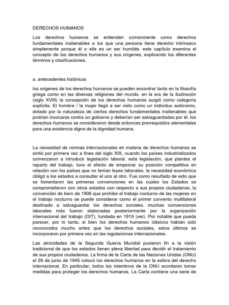 Derechos Humanos Imprimir | PDF | Derechos humanos | Naciones Unidas