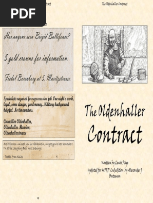 Oldenhaller Contract