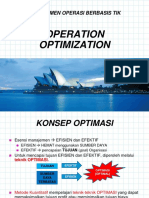 Operation Optimization