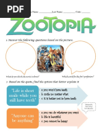 Zootopia: A Study of Discrimination | PDF | Rabbit | Bias