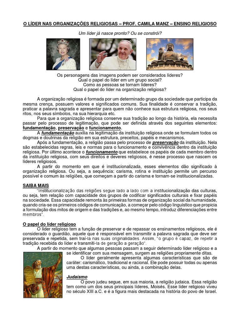 Lideres Religiosos | PDF | Maomé | Muçulmano