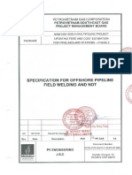 13.NCS2-PVE-ReFD-1!06!02-SP-009 - Specification For Offshore Pipeline Field Welding and NDT - Rev AC