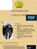 MSDM (Pert II Analisis Jabatan)
