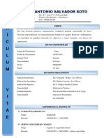 Perfil y experiencia de Marco Antonio Salvador Soto en seguridad