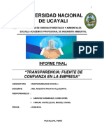 Informe Final de Transparencia